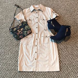 Calvin Klein beige dress size 4